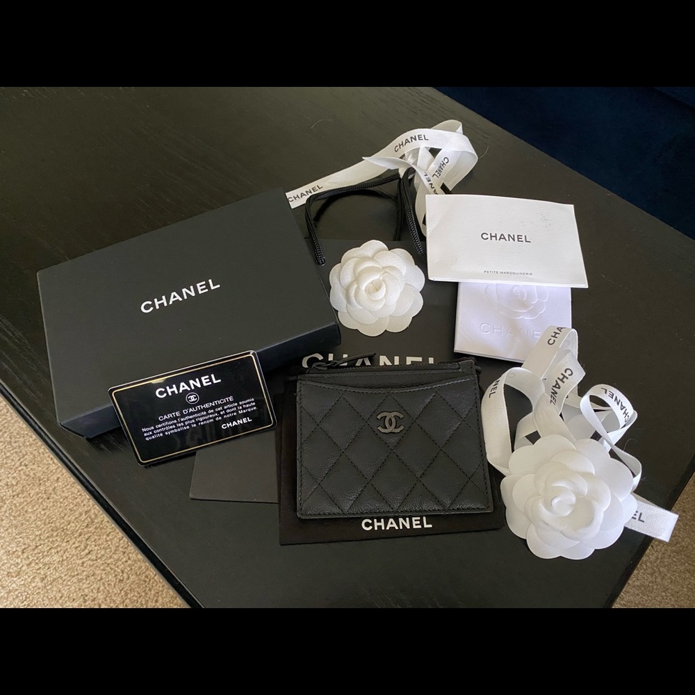 Chanel card holder